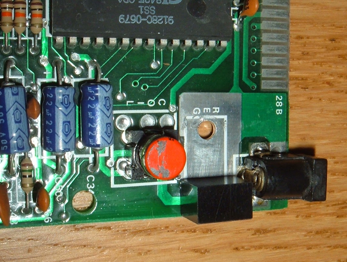 Traco Power TSR 1-2450 fitted to a ZX Spectrum 