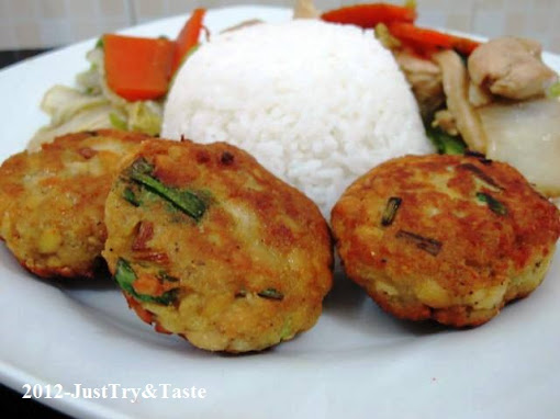 Resep Cap Cay Ayam dan Perkedel Tempe