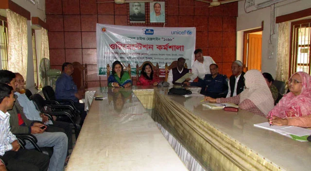 Orientation Workshop on "Bangladesh Child Helpline 1098" at Sreebardi