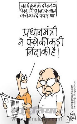 manmohan singh cartoon, sharad Pawar cartoon, indian political cartoon