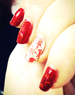 Instagram red nail polish