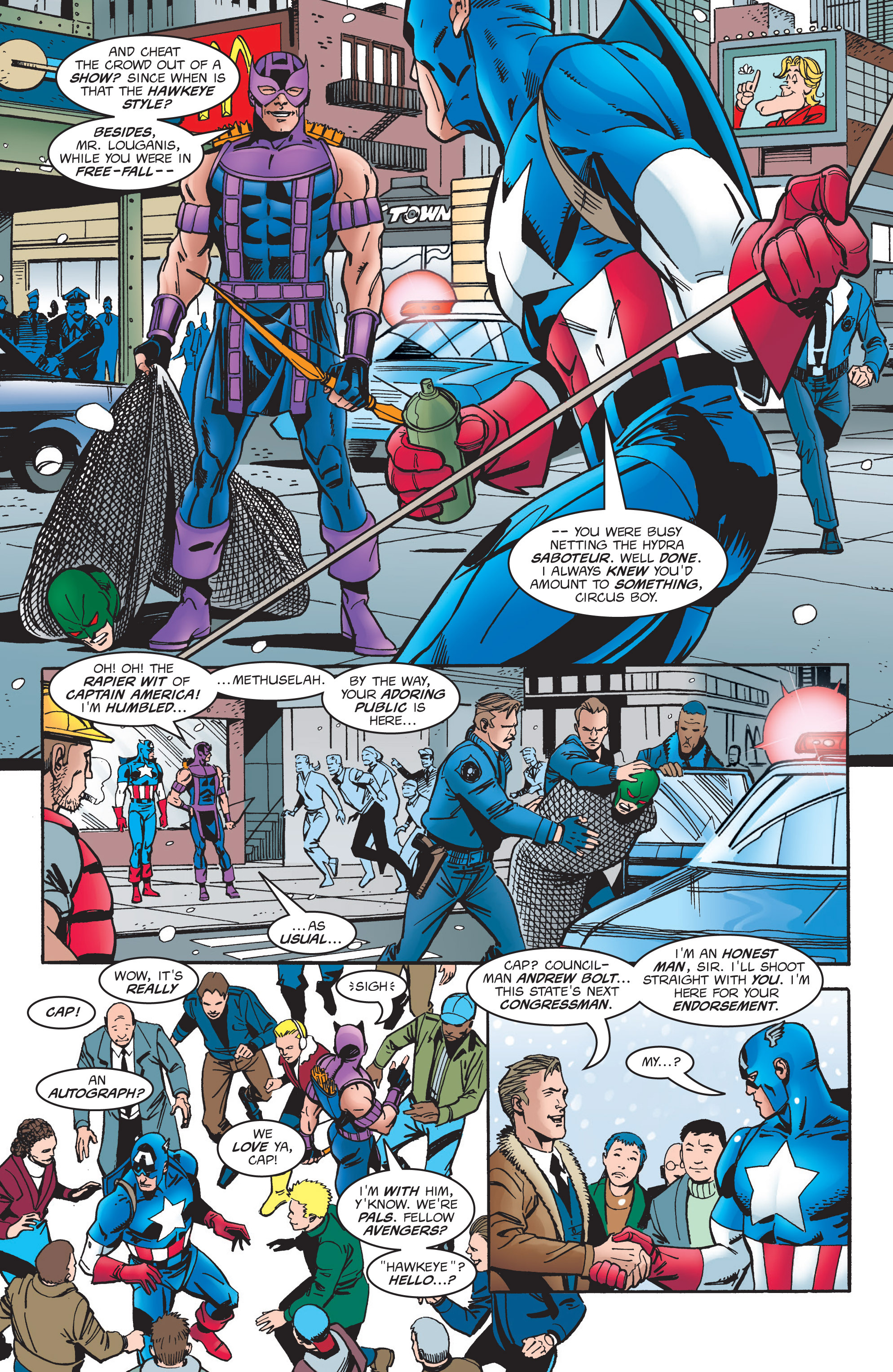 Read online Captain America (1998) comic -  Issue #4 - 4