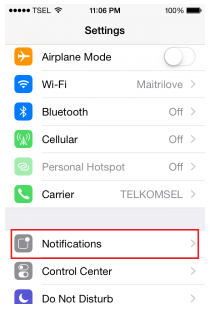 Cara Nonaktif Notifikasi Lock Screen untuk Aplikasi di iPhone / iPad