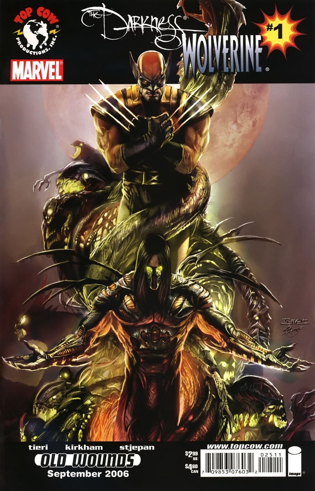 Read online The Darkness/Wolverine comic -  Issue # Full - 1