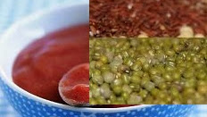 Resep MP-ASI: Bubur Beras Merah dan Kacang Hijau