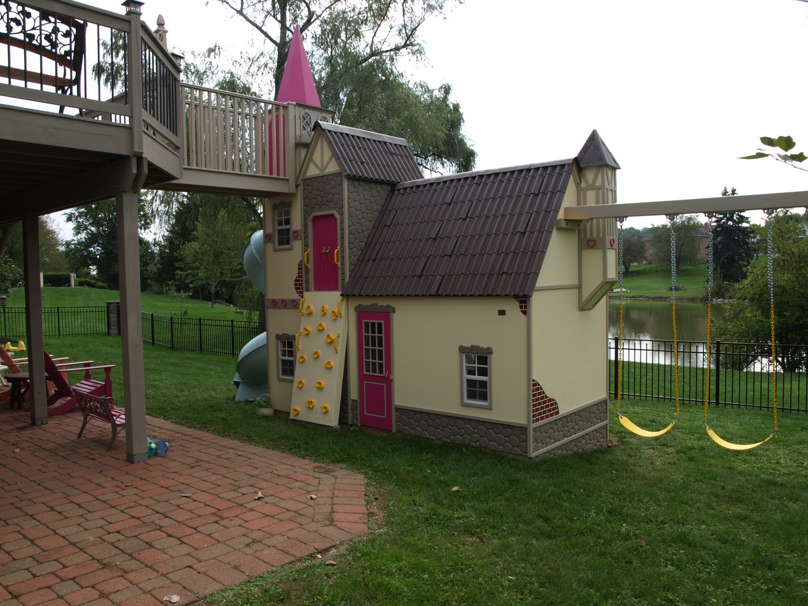 Think Spring....With This Adorable Castle Playhouse! Lilliput Play