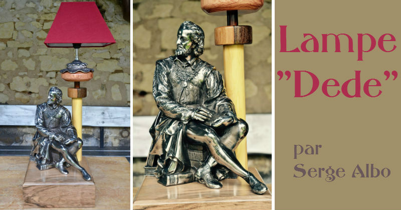 Lampe Dede par Serge Albo Lampe Dede par Serge Albo