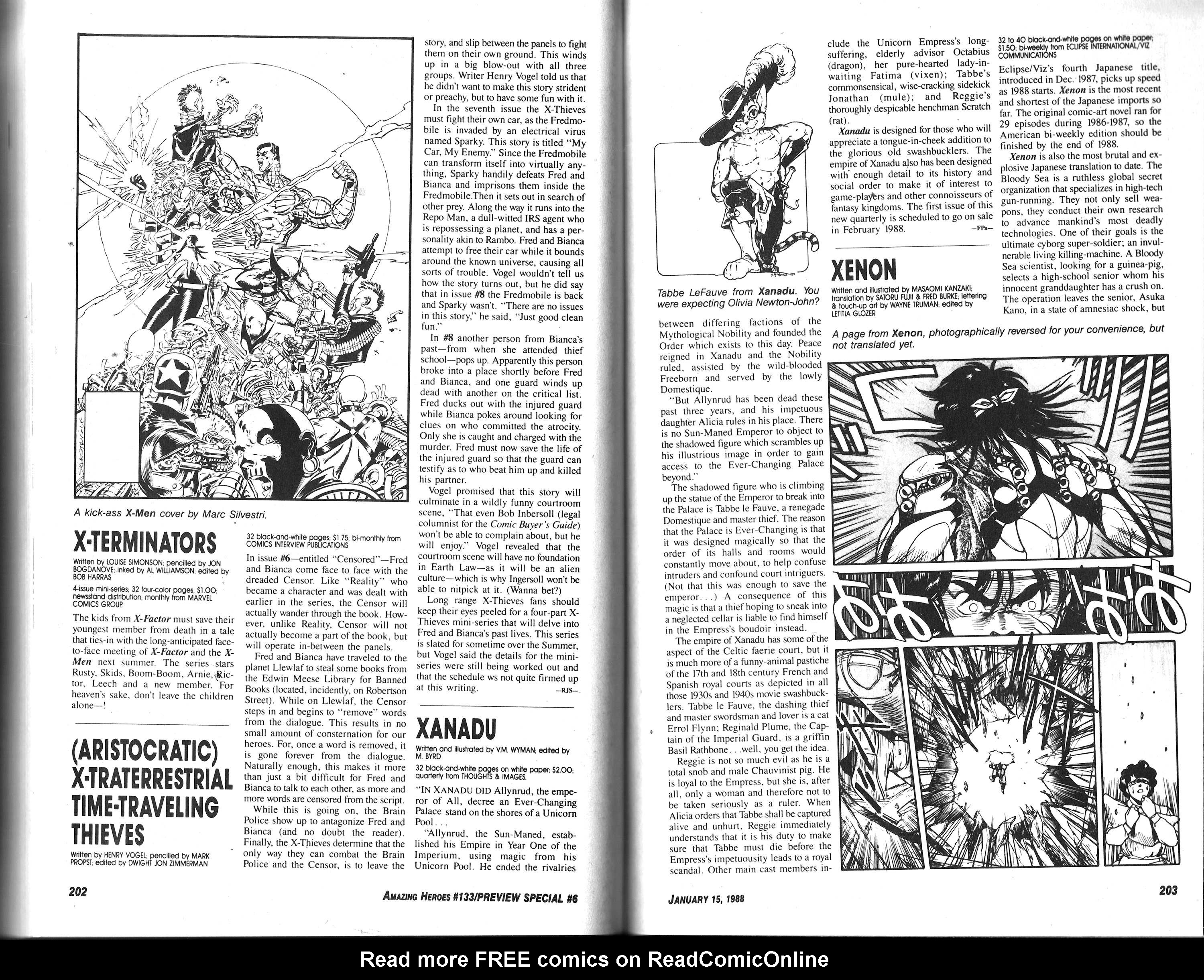 Read online Amazing Heroes comic -  Issue #133 - 103