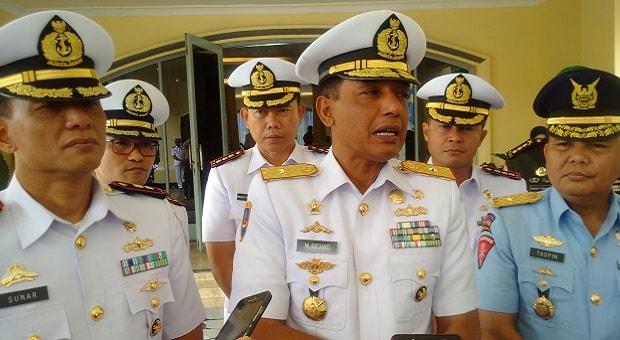 Letkol Laut Sunar Solehuddin Resmi Jabat Danlanal Bandung