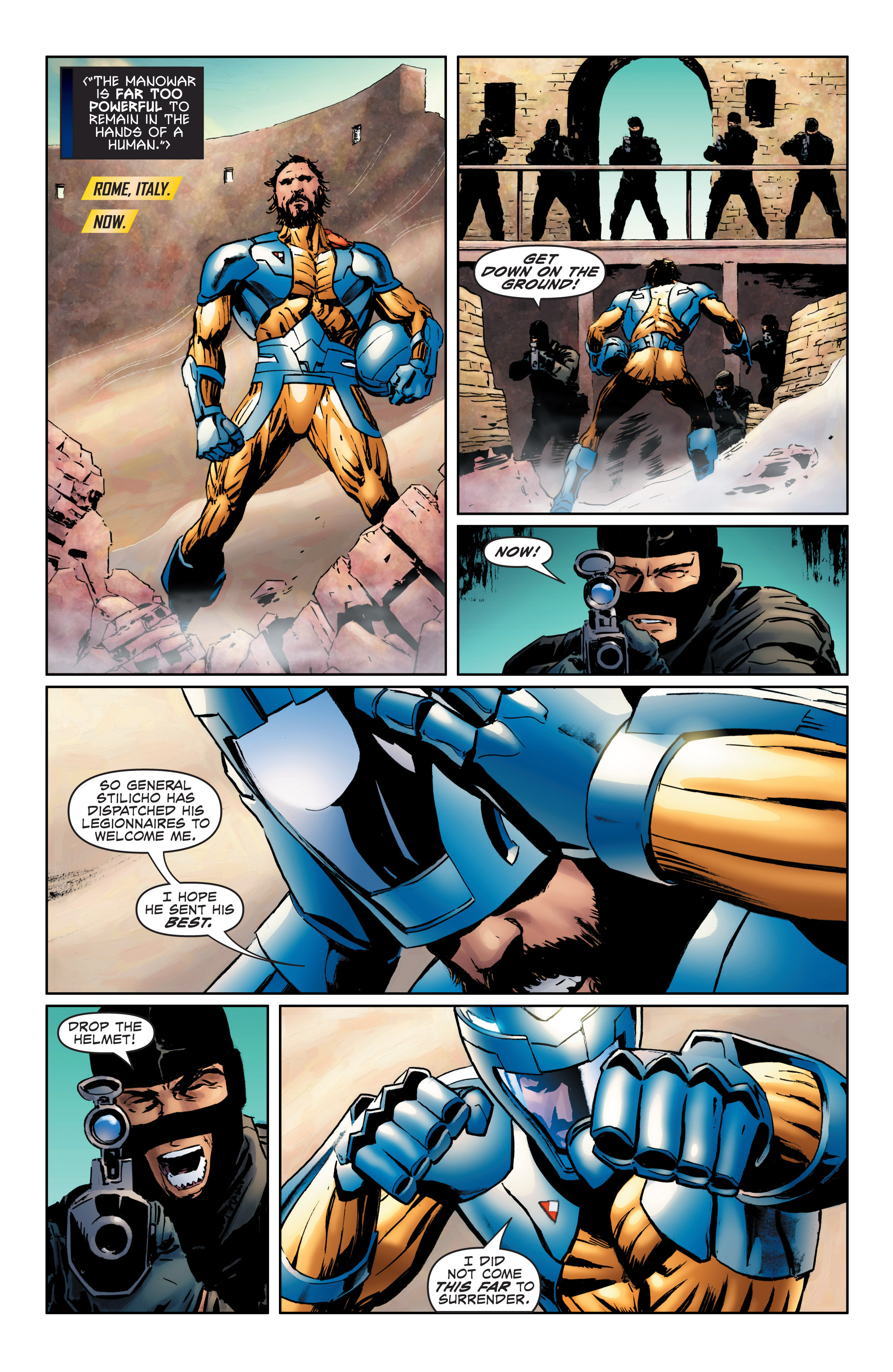 Read online X-O Manowar (2012) comic -  Issue # _TPB 1 - 88