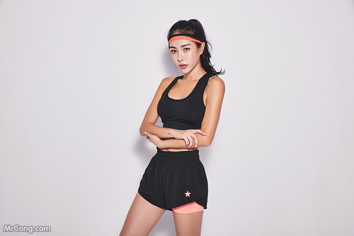 The beautiful An Seo Rin shows off her figure with a tight gym fashion (273 pictures) photo 1-15