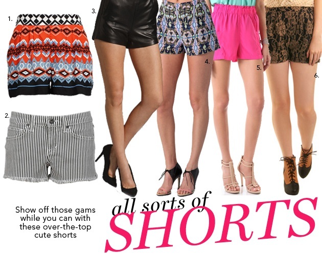 Shorts and skirts Fashions