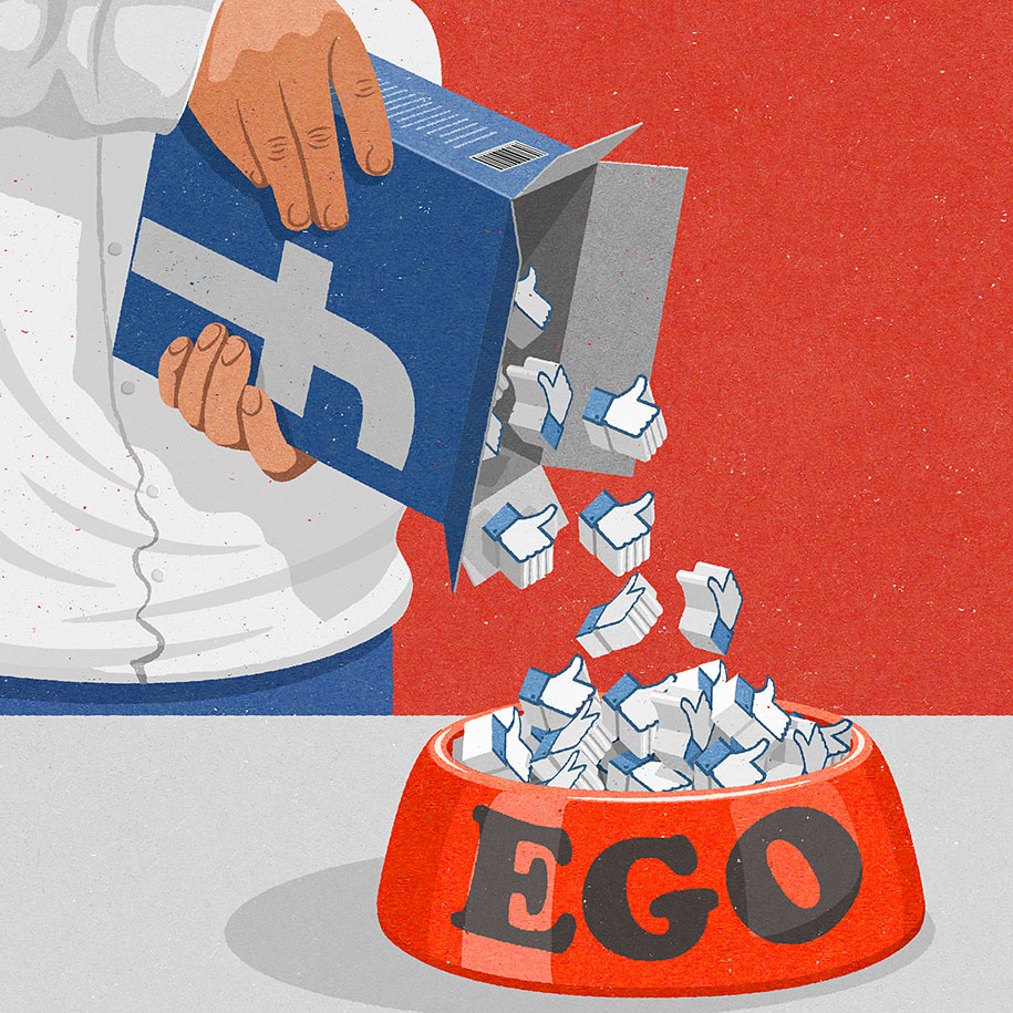 35 Artistic Illustrations Prove How Meaningless Modern Society Can Be
