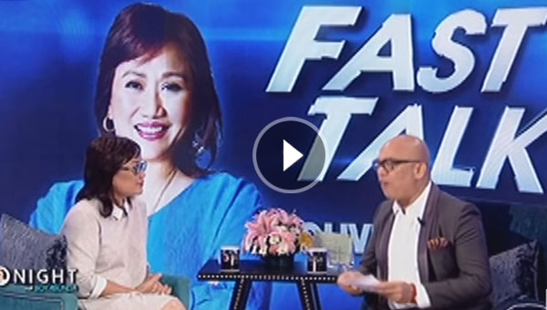 Director Olivia Lamasan describes her artists in one word Director Olivia Lamasan describes her artists in one word