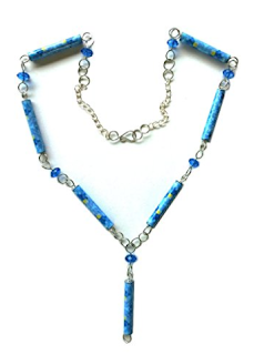  Handcrafted Paper Bead Necklace