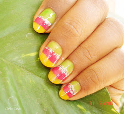 nail nails short colorful designs spring manicure am rainbow