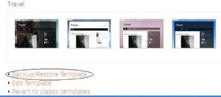 How to install/change XML template on new interface in blogspot/blogger