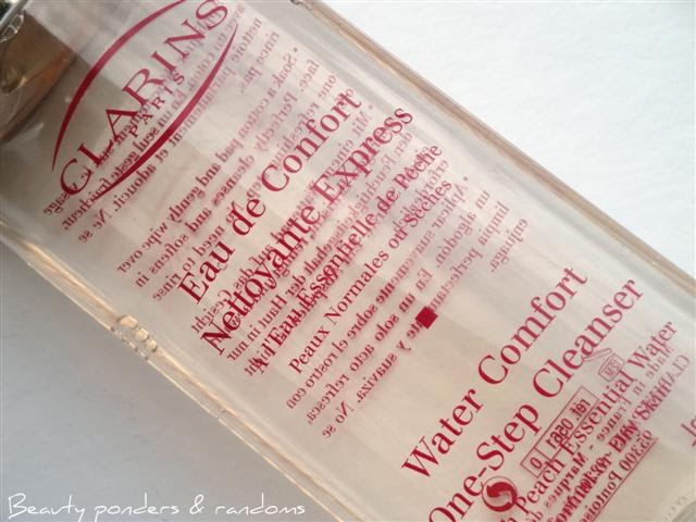 clarins water comfort one step cleanser