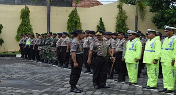 Persiapan Hadapi Cuaca Ekstrim, Polresta Pekalongan  Gelar Apel Siaga Bencana alam