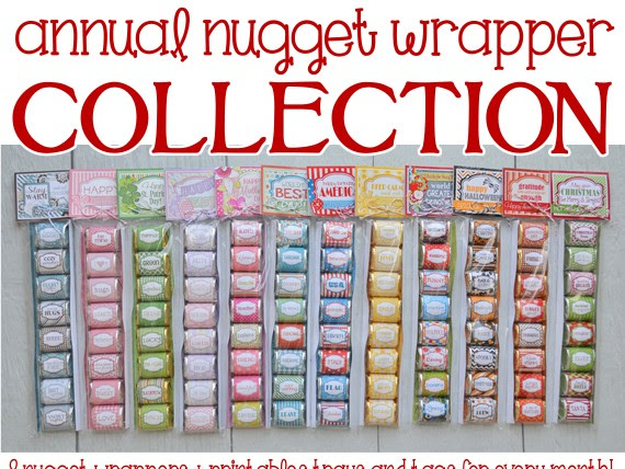 Annual Chocolate Nugget Wrapper Collection !