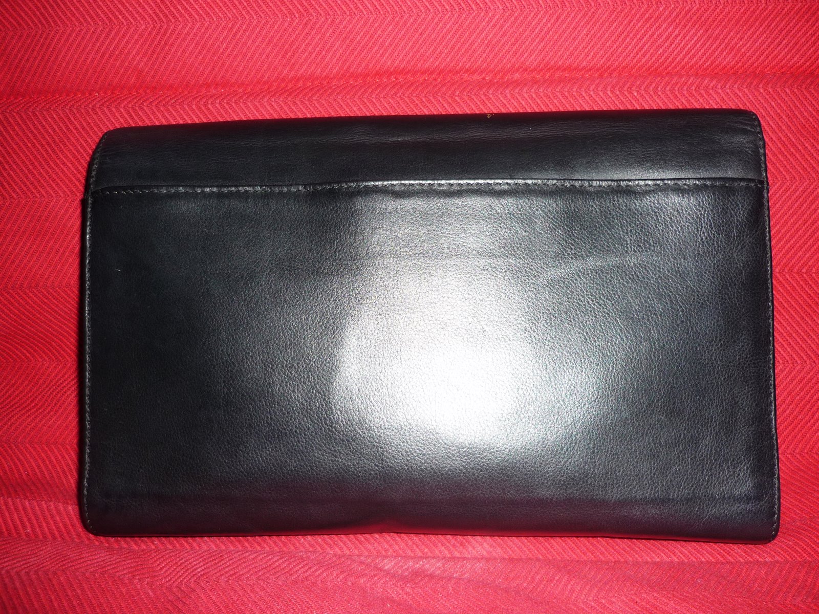YUS BRANDED BAG: authentic braun buffel leather clutch bag