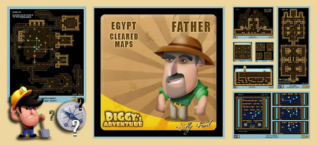 Diggy's Adventure Walkthrough: Egypt Father Quests 