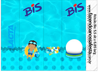Fiesta en la Piscina, Niño Moreno: Etiquetas para Candy Bar para Imprimir Gratis. Etiquetas de Fiesta en la Piscina, Niño Moreno para imprimir gratis.