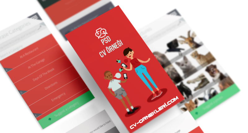 psd formatinda cv ornegi indir cv