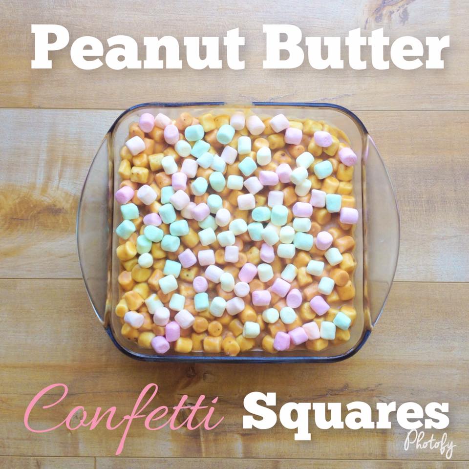 The Juneau Home Our Table // Peanut Butter Confetti Squares