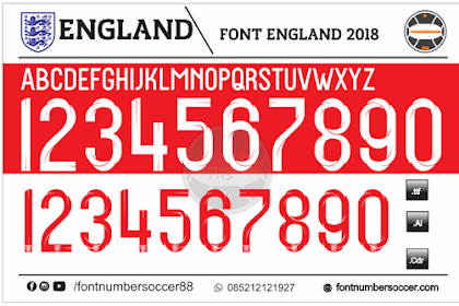 Font England 2018