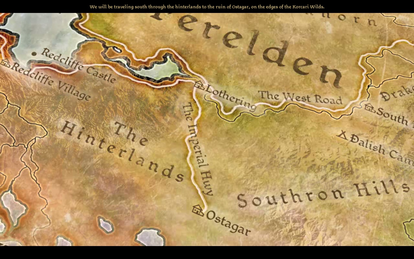 Карта тедаса dragon age