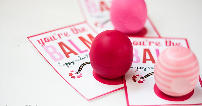 You're the "Balm" Valentine's Day Card Printable - Overstuffed