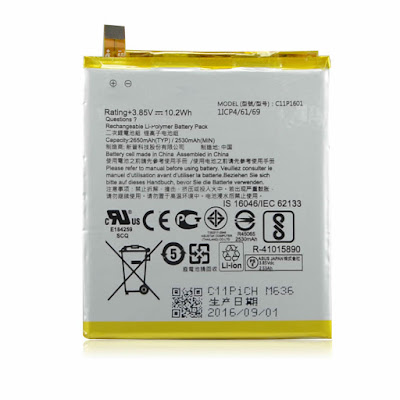 C11P1601 2650mAh batteria per Asus ZenFone 3 ZE520KL