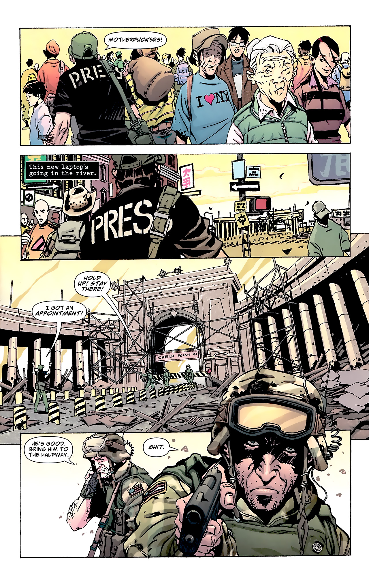 Read online DMZ (2006) comic -  Issue #21 - 4