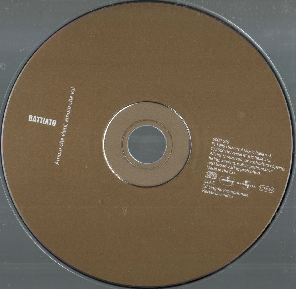 FRANCO BATTIATO AMORE CHE VIENI, AMORE CHE VAI (CDS 1TR) Blog di Stefano Fiorucci FRANCO BATTIATO AMORE CHE VIENI, AMORE CHE VAI (CDS 1TR) Blog di Stefano Fiorucci