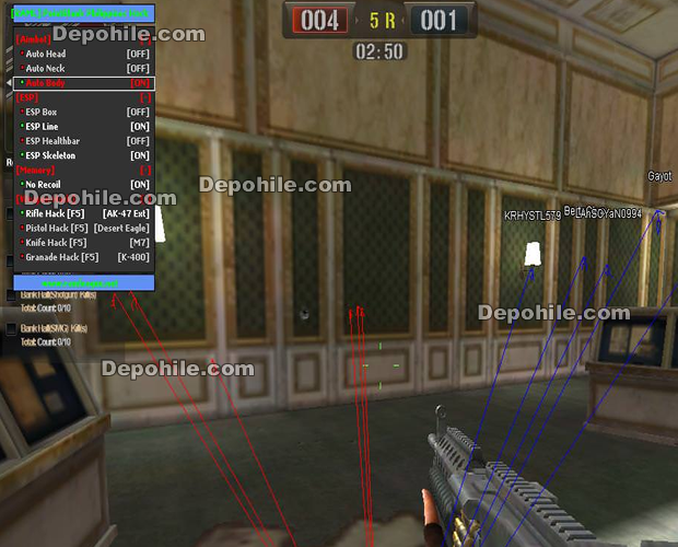 PointBlank GH,PH D3D Hile Aimbot,ESP Menu 01.01.2018 İndir