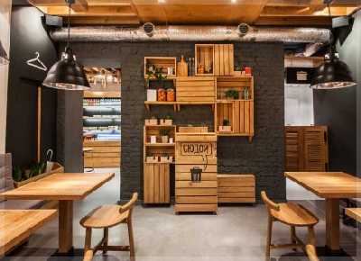 Ide Buat Desain Interior Cafe Kecil  di Rumah Ruko  