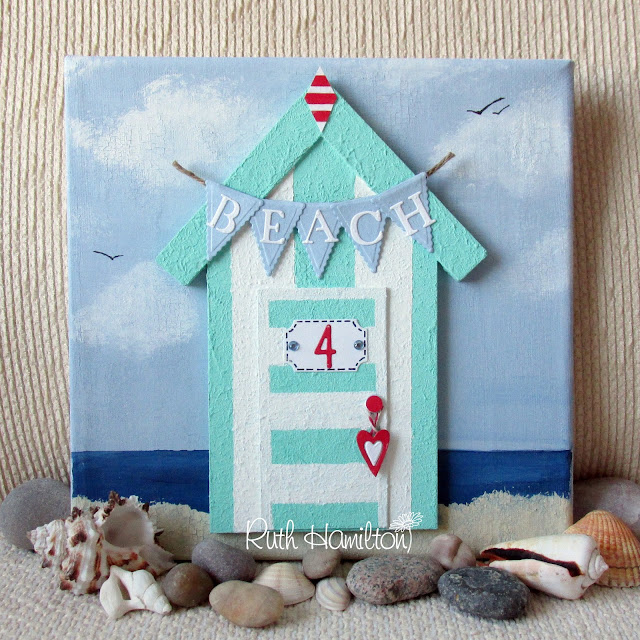 A Passion For Cards: Folk Art Coastal Texture Paint from Plaid