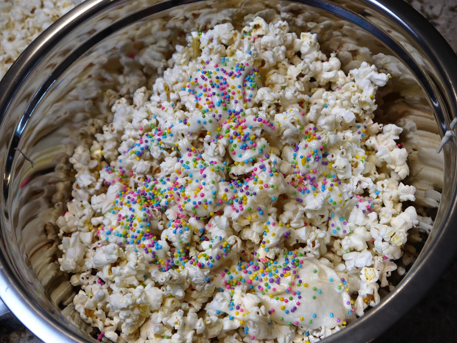 Clockwatching Tart Birthday Cake Popcorn!