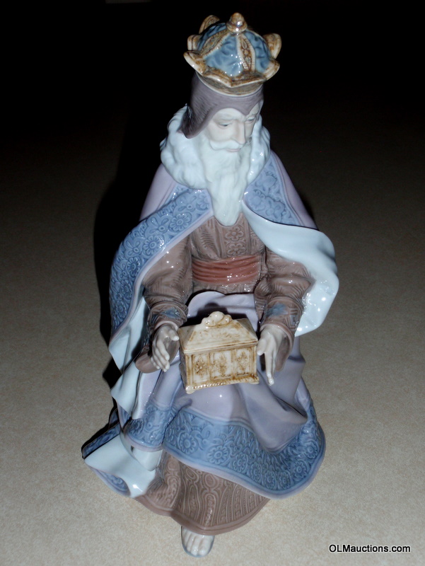 lladros Lladro King Melchor Nacimiento Figurine 01423