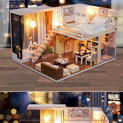 diy miniature modern party home