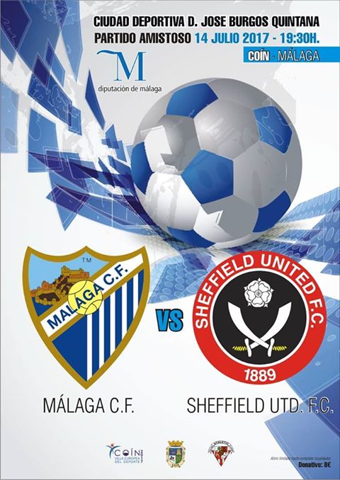 Málaga - Sheffield United, cartel y venta de entradas