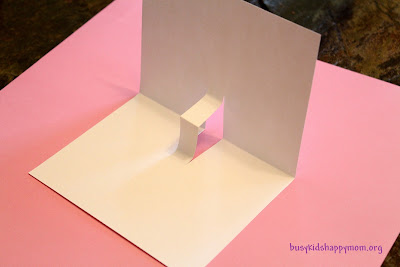 how to make pop up cards - step 2
