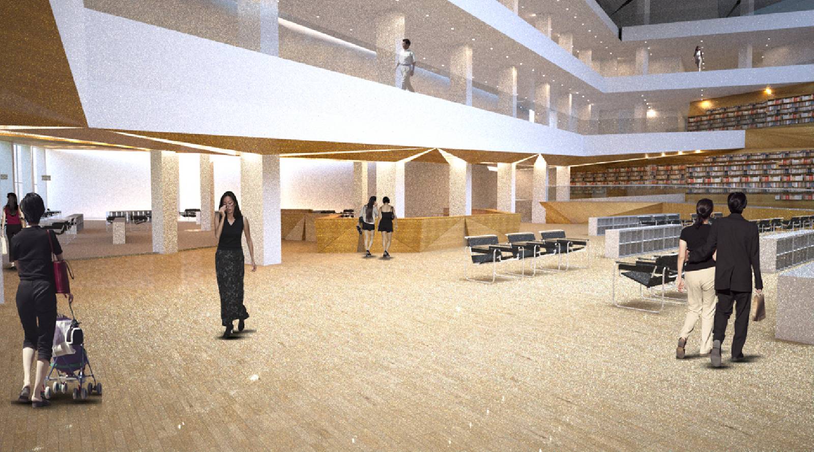 architecture now and The Future: DATONG LIBRARY BY PRESTON SCOTT COHEN