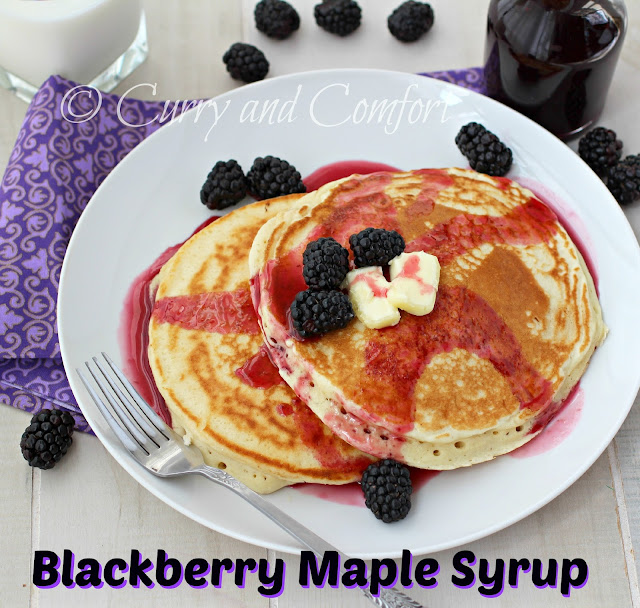 Kitchen Simmer: Blackberry Maple Syrup