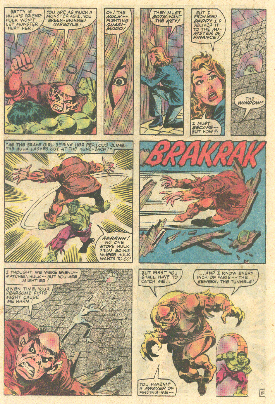 Read online The Incredible Hulk Versus Quasimodo comic -  Issue # Full - 9