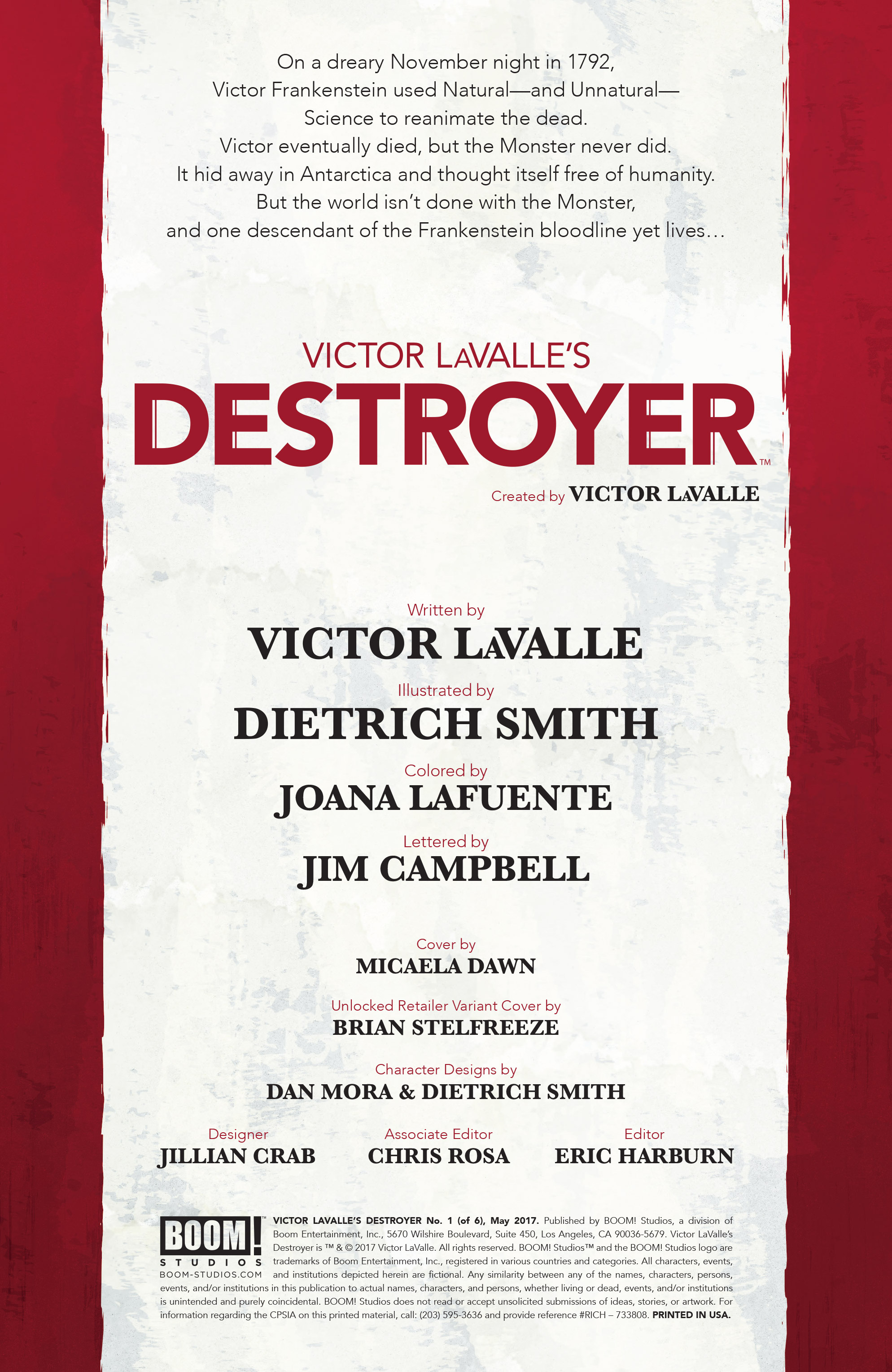 Read online Victor LaValle's Destroyer comic -  Issue #1 - 2