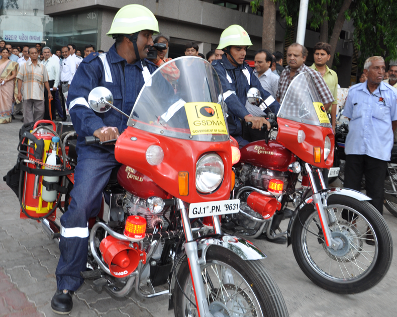 State govt gives bikes for fire fighting: Civic body removes fire accessories, allots bike to staff