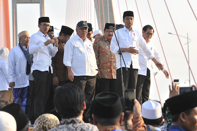 Terima Usulan Tokoh Agama/Masyarakat, Presiden Jokowi Gratiskan Jalan Tol Suramadu