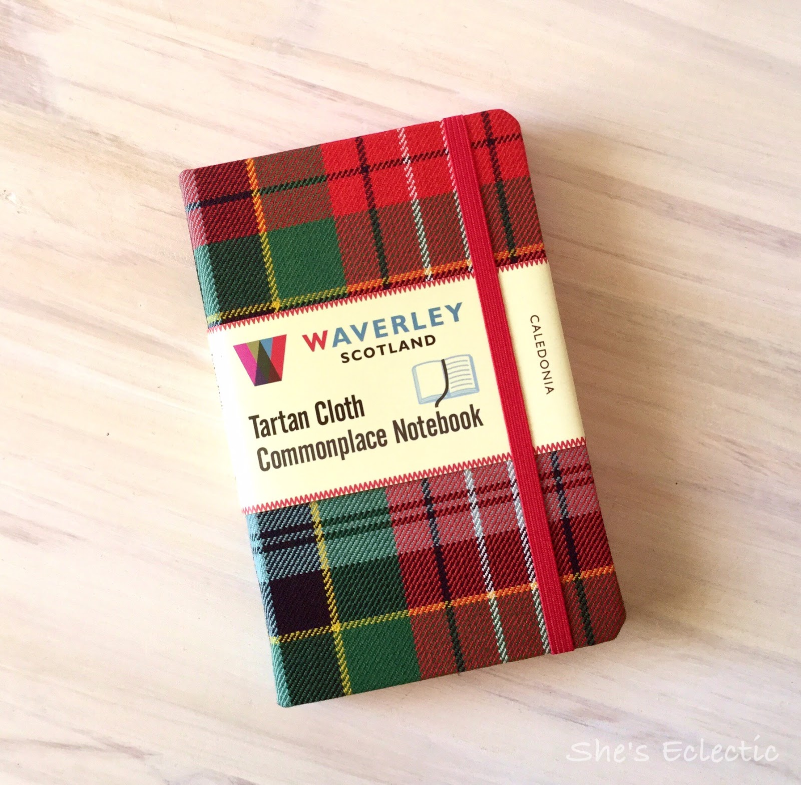 She's Eclectic: Waverley Scotland - Tartan Cloth Commonplace Notebook ...